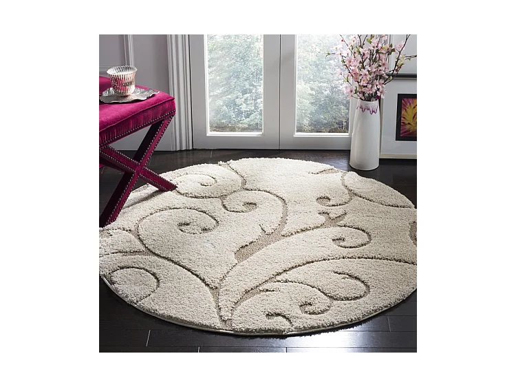Tapis Crème 122 X 122 cm - Rosalind