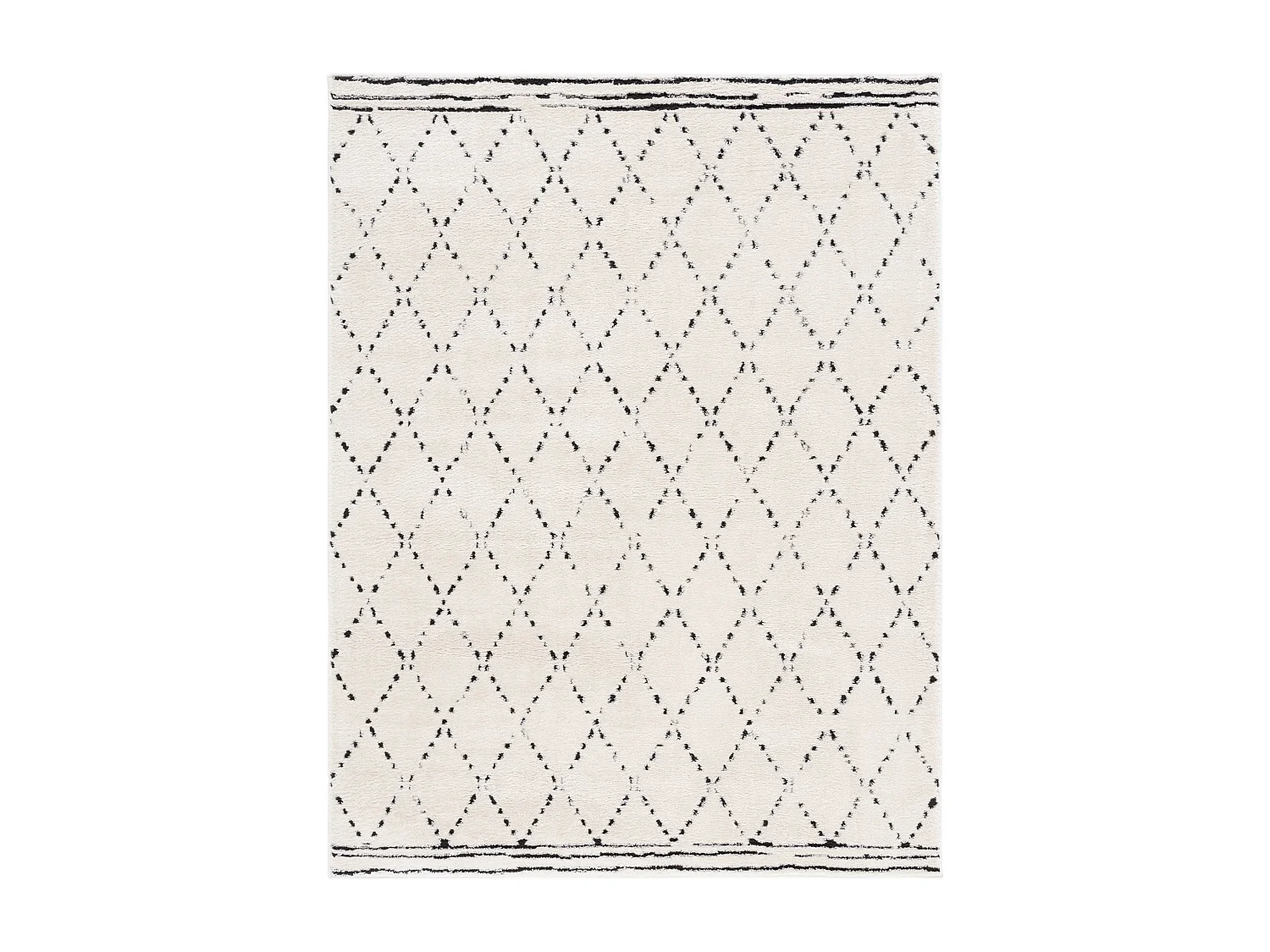 Tapis Ivoire/Noir 160 X 229 cm - Kit