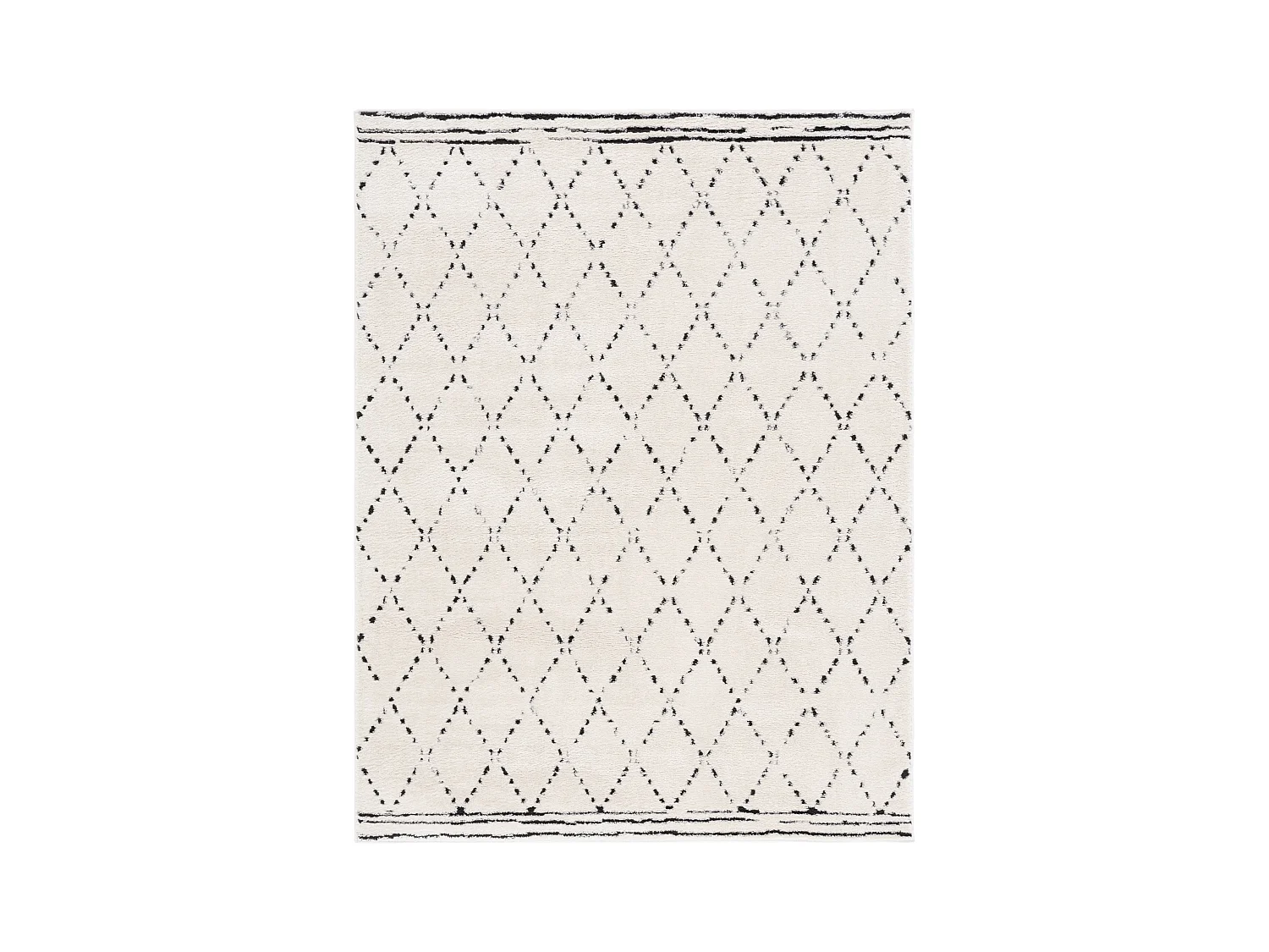 Tapis Ivoire/Noir 160 X 229 cm - Kit