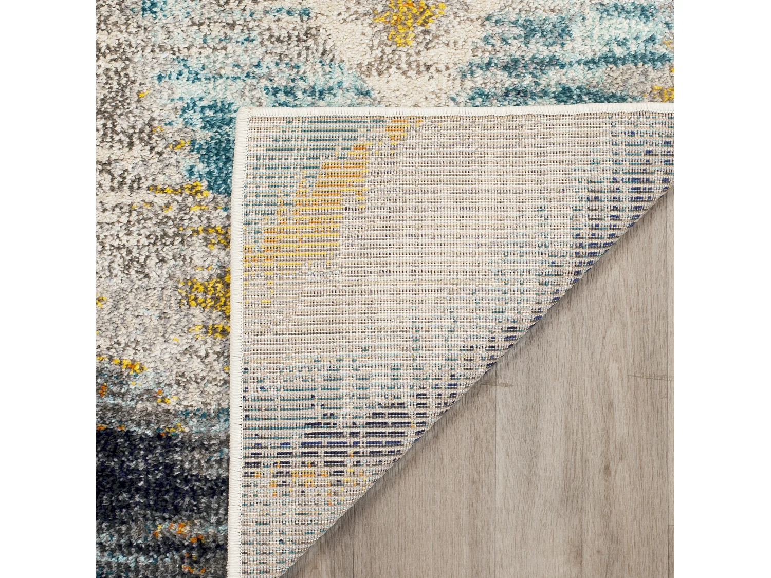 Tapis Bleu/Multicolore 66 X 183 cm - Vistoso