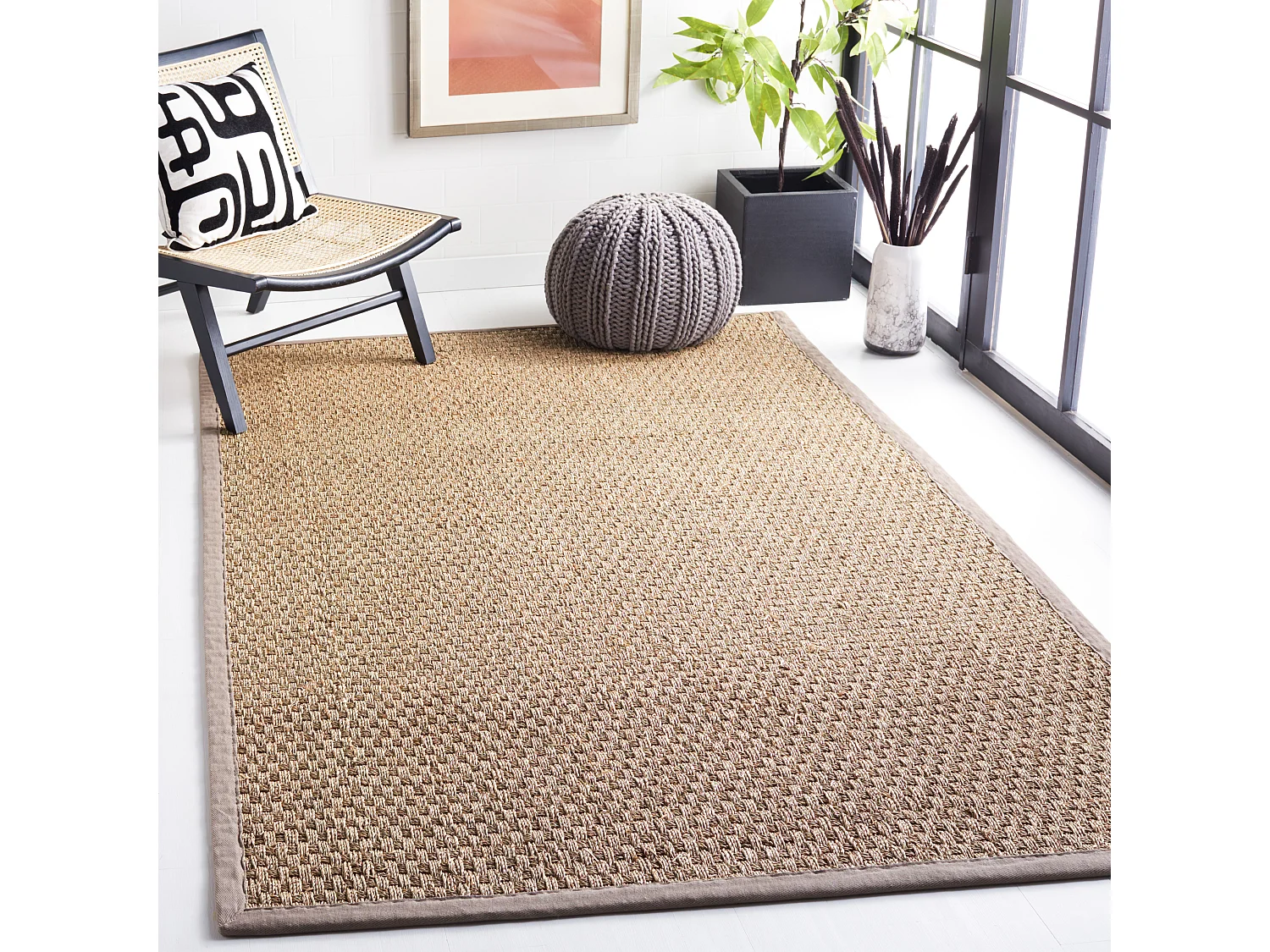 Tapis Marine/Gris 122 X 183 cm - Roselyn