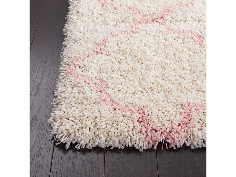 Tapis Neutre/Rose 122 X 183 cm - Coco