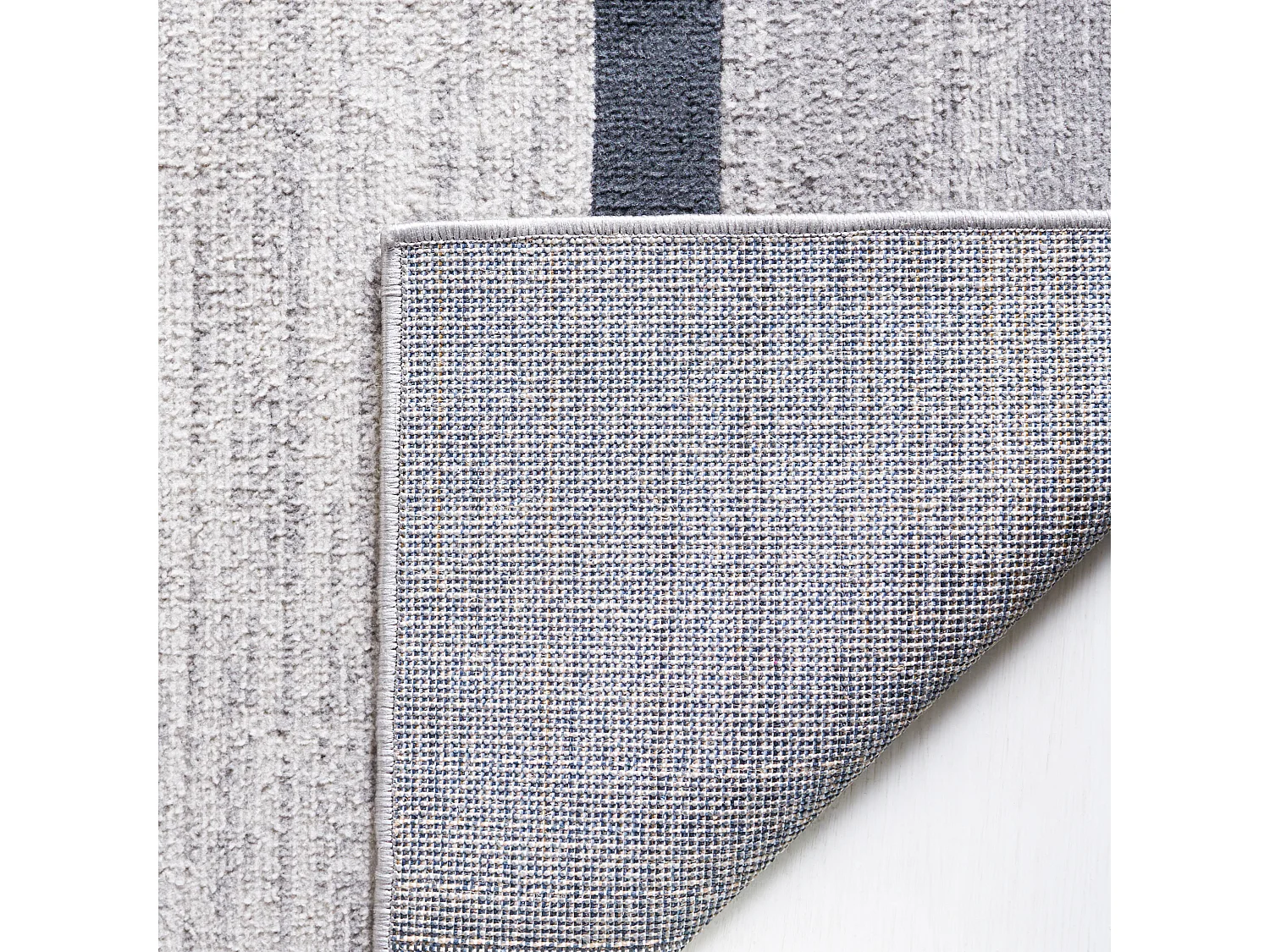 Tapis Gris/Noir Ivoire 122 X 183 cm - Ellington