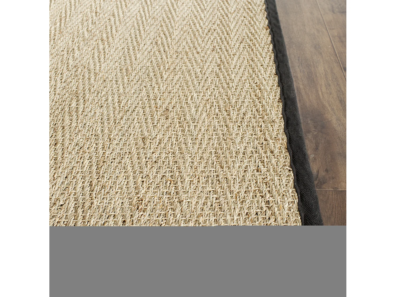 Tapis Neutre/Noir 76 X 244 cm - Winifred