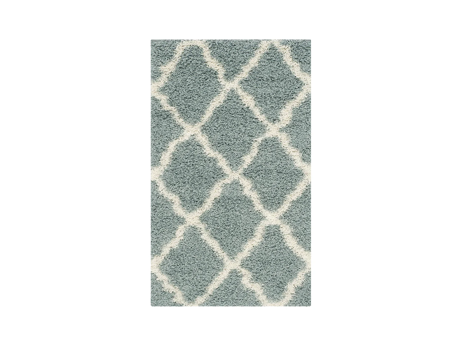 Tapis Bleu/Neutre 91 X 152 cm - Aldo