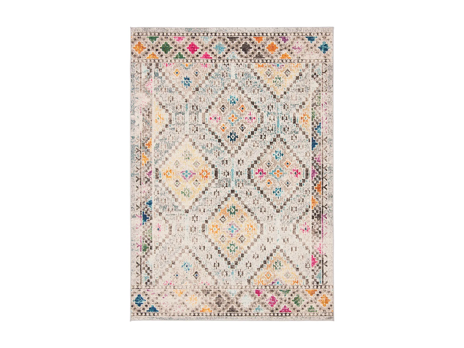 Tapis Gris/Jaune 160 X 229 cm - Marabel