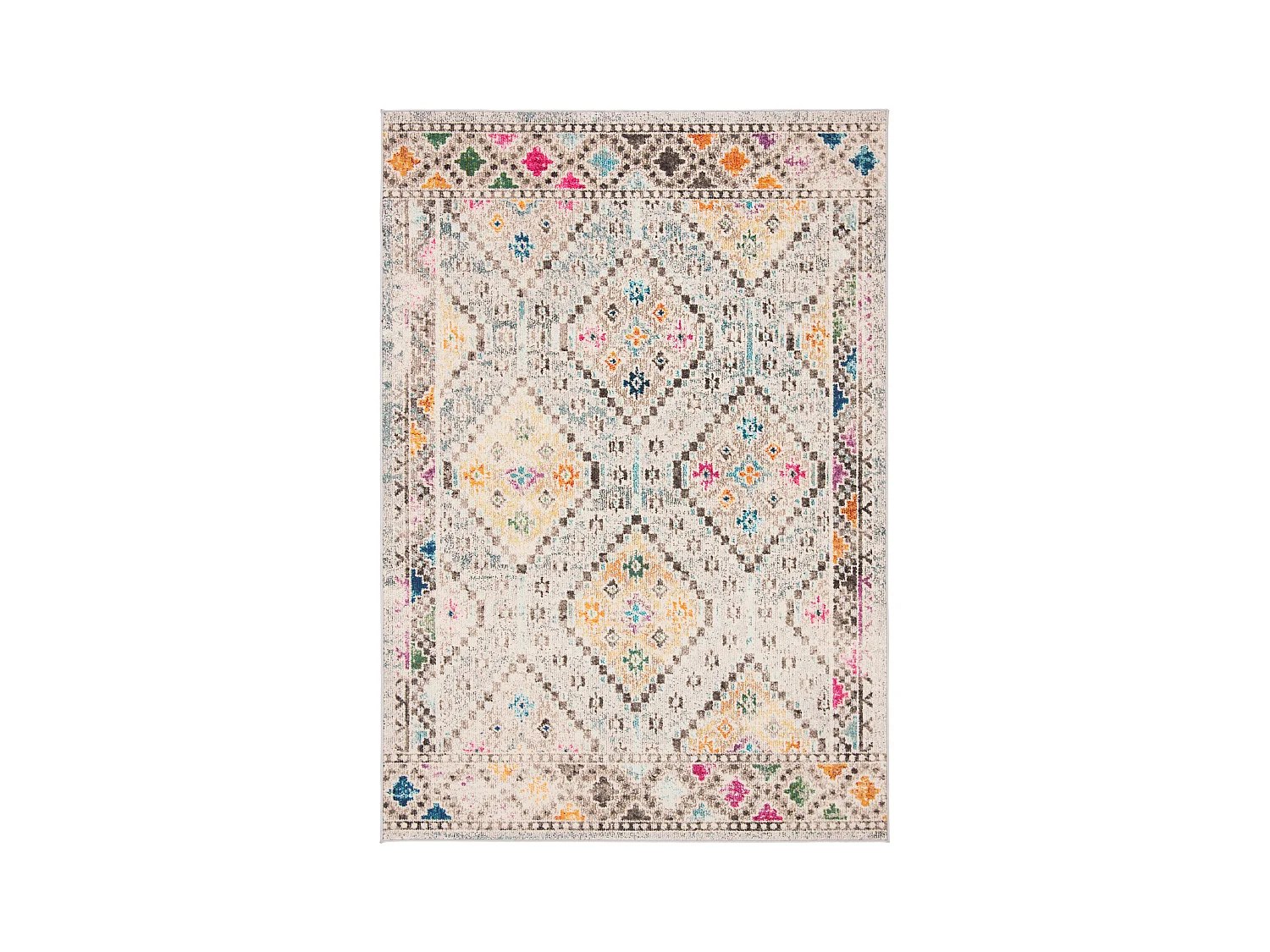 Tapis Gris/Jaune 160 X 229 cm - Marabel
