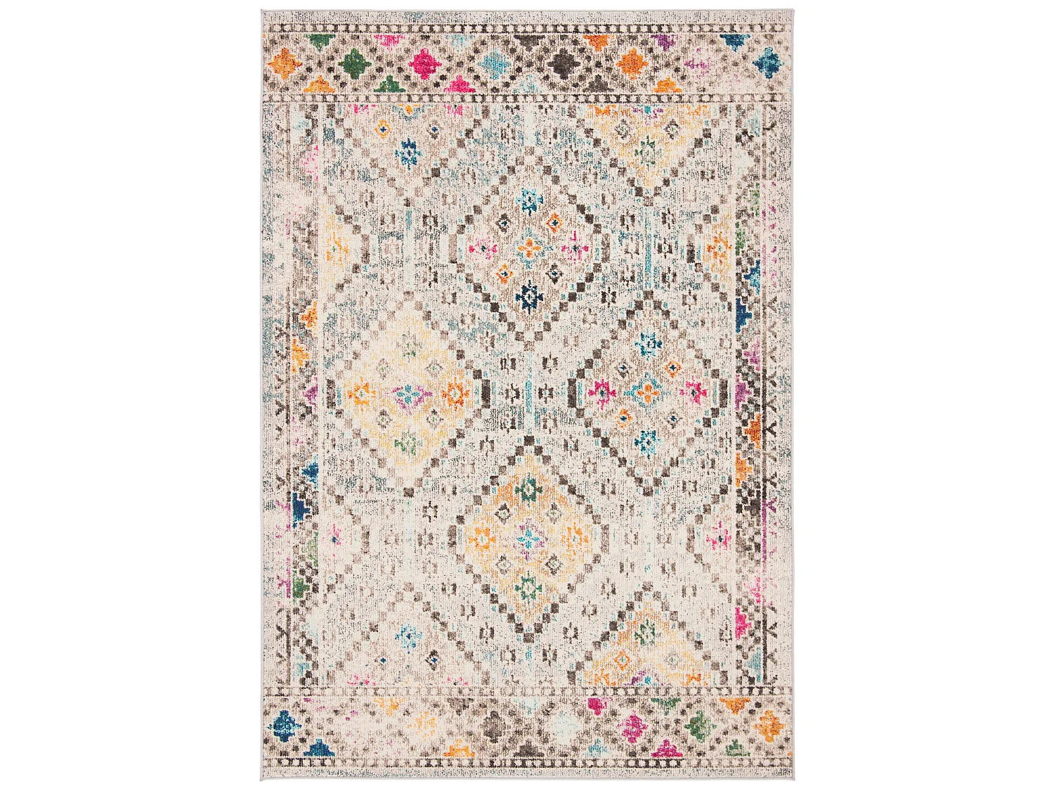 Tapis Gris/Jaune 160 X 229 cm - Marabel