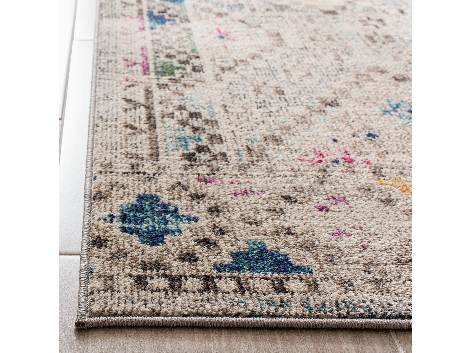 Tapis Gris/Jaune 160 X 229 cm - Marabel