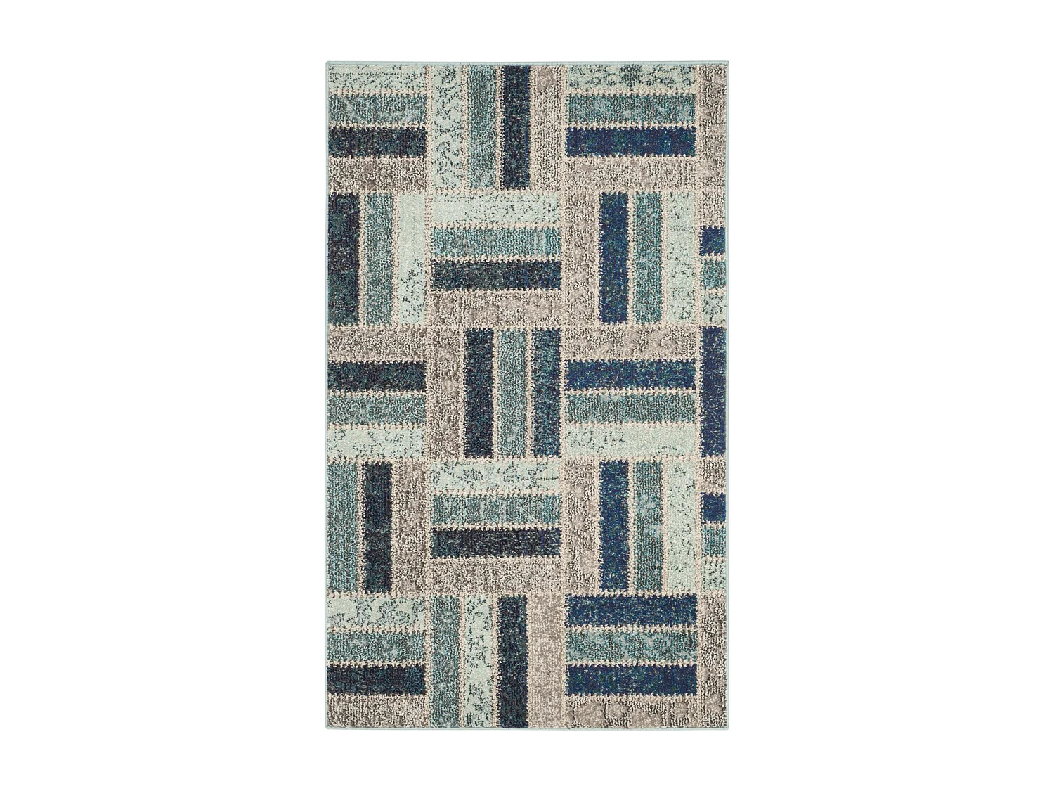 Tapis Gris/Bleu 91 X 152 cm - Jax