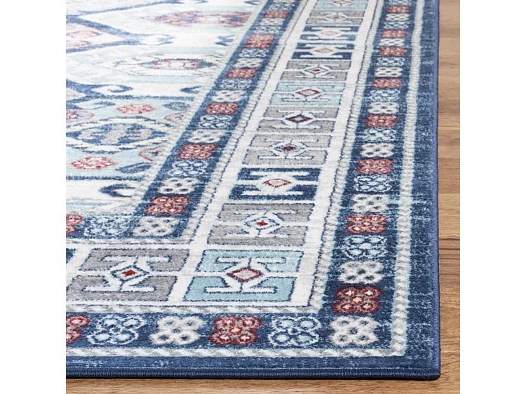 Tapis Bleu/Gris 201 X 201 cm - Kastyn