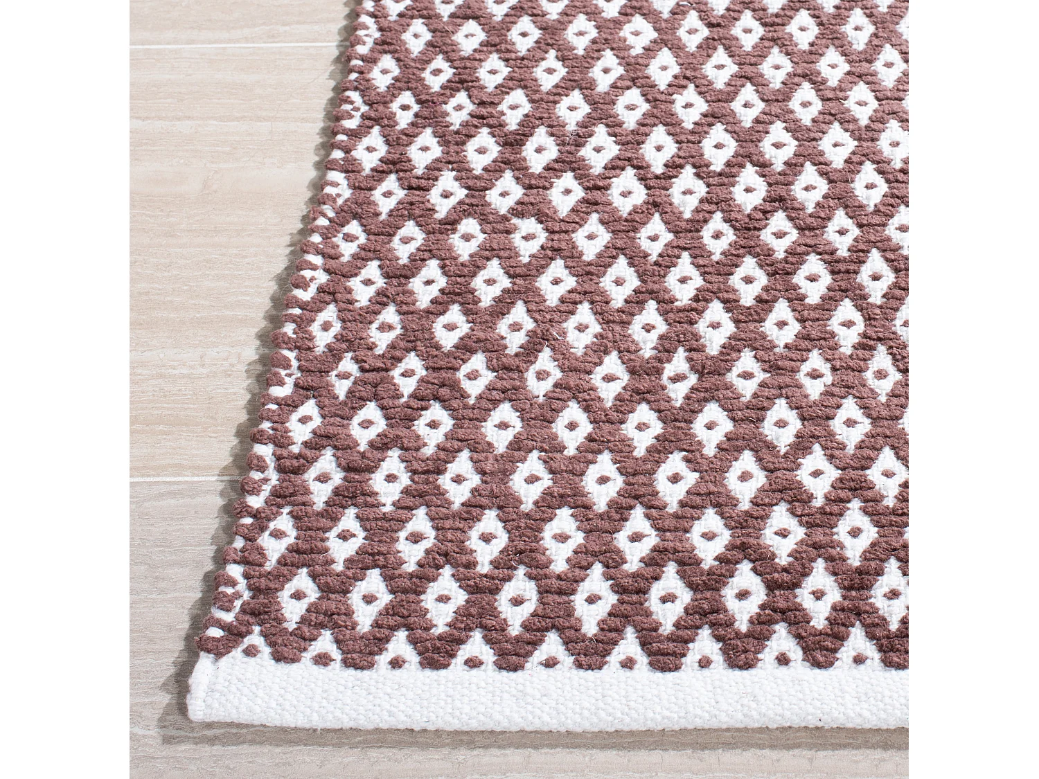 Tapis Marron 91 X 152 cm - Elara
