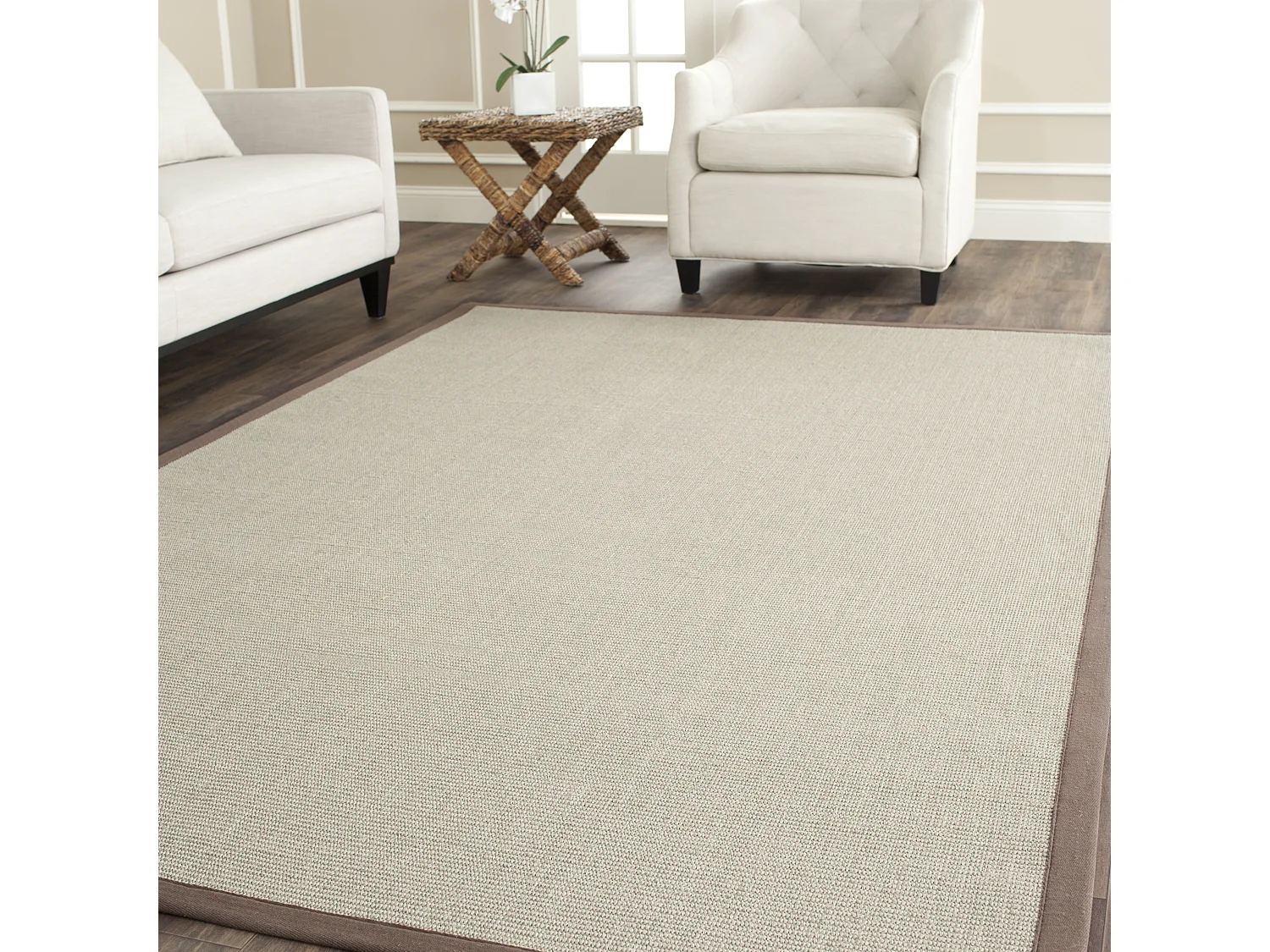 Tapis Neutre/Marron 183 X 274 cm - Dimas