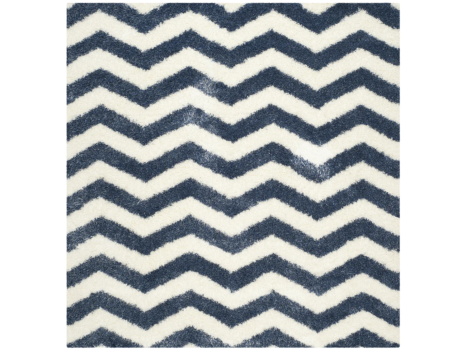 Tapis Neutre/Bleu 201 X 201 cm - Frances