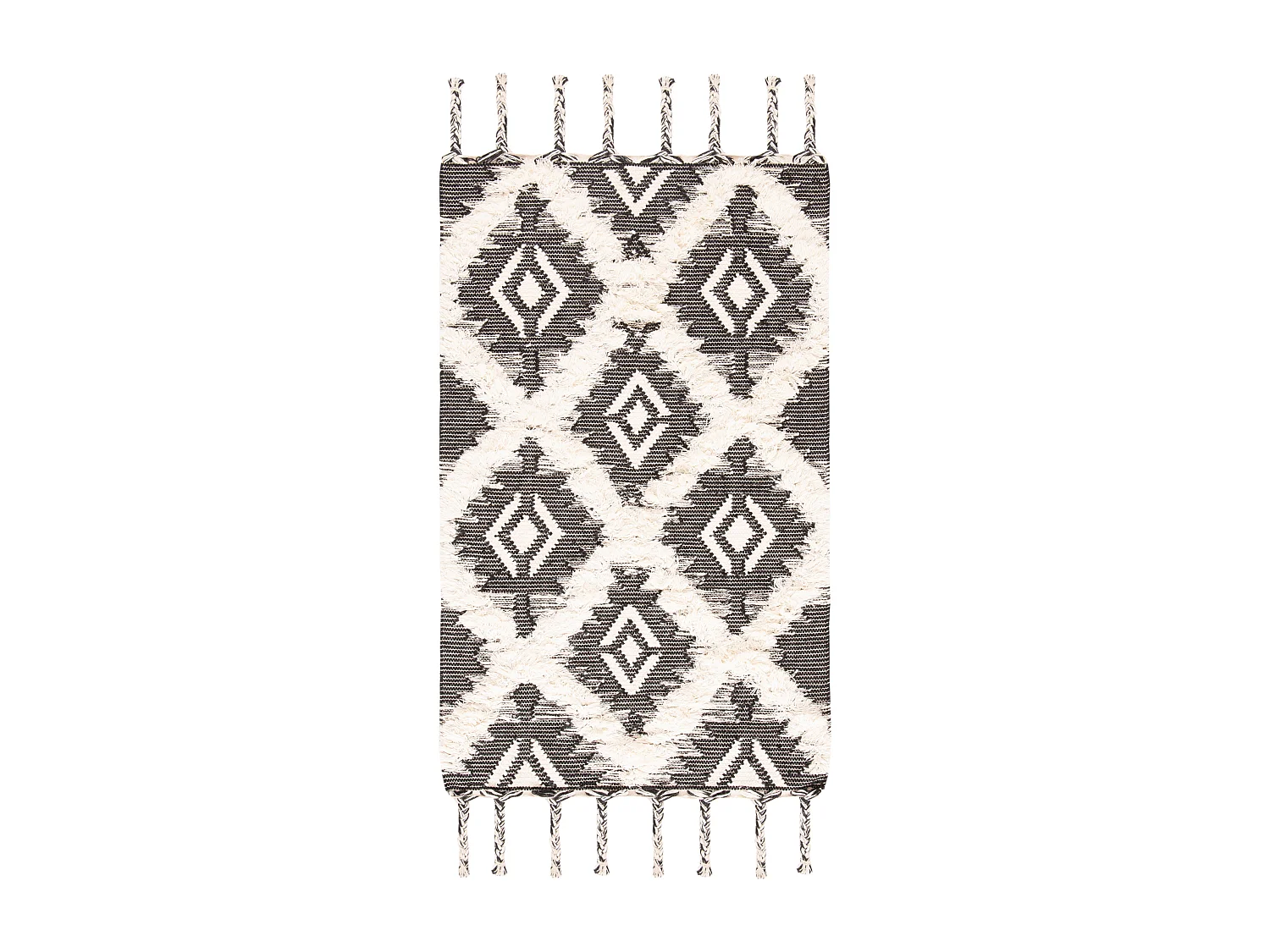 Tapis Noir/Neutre 122 X 183 cm - Kiara