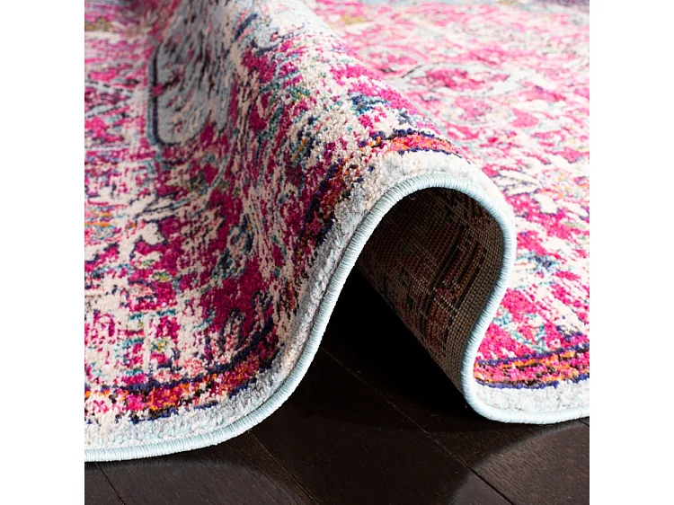Tapis Rose/Bleu 91 X 152 cm - Maia