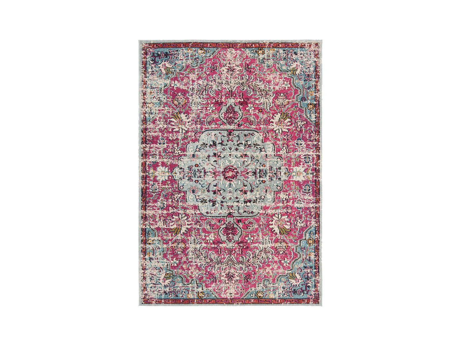 Tapis Rose/Bleu 91 X 152 cm - Maia