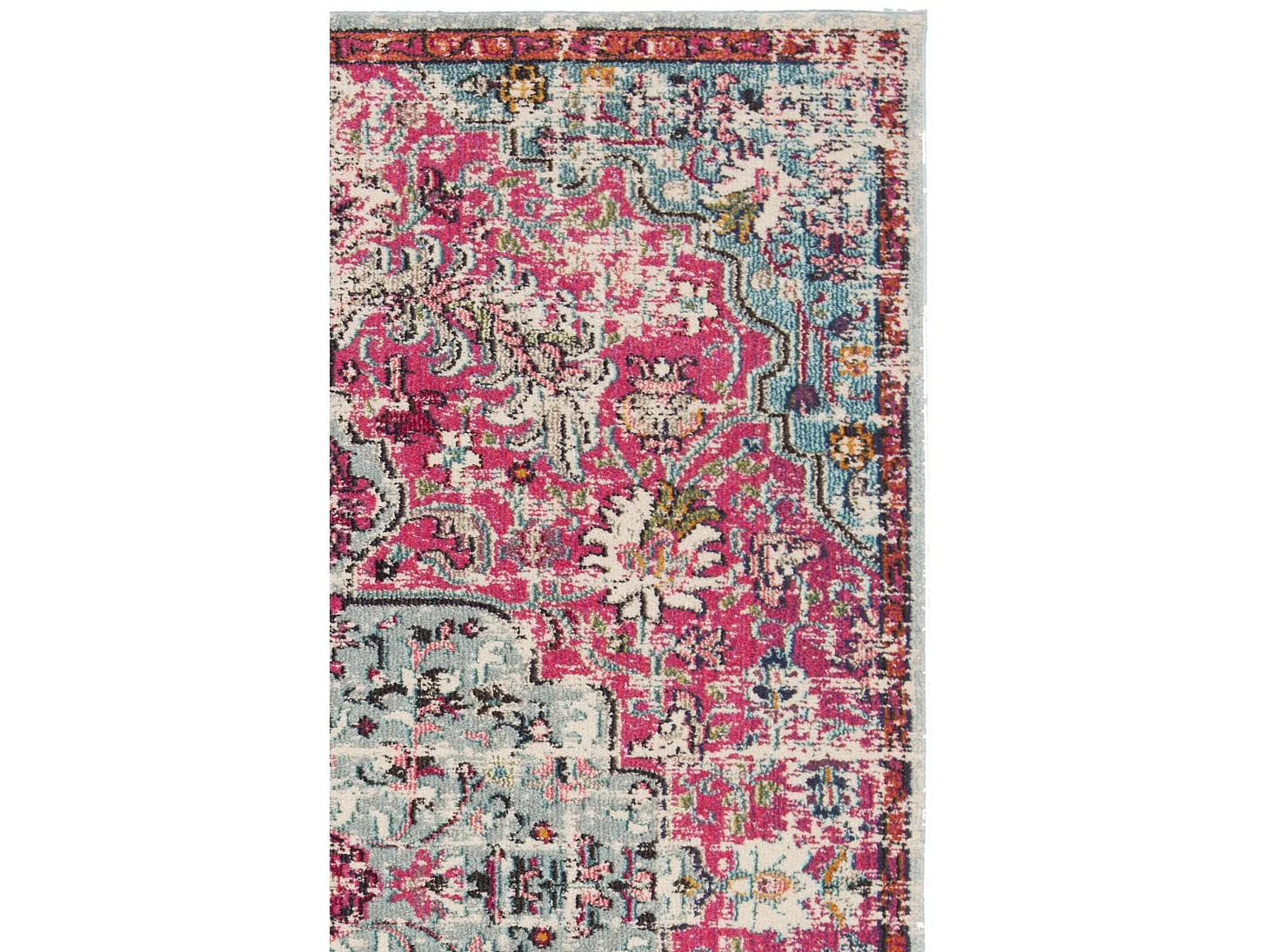 Tapis Rose/Bleu 91 X 152 cm - Maia
