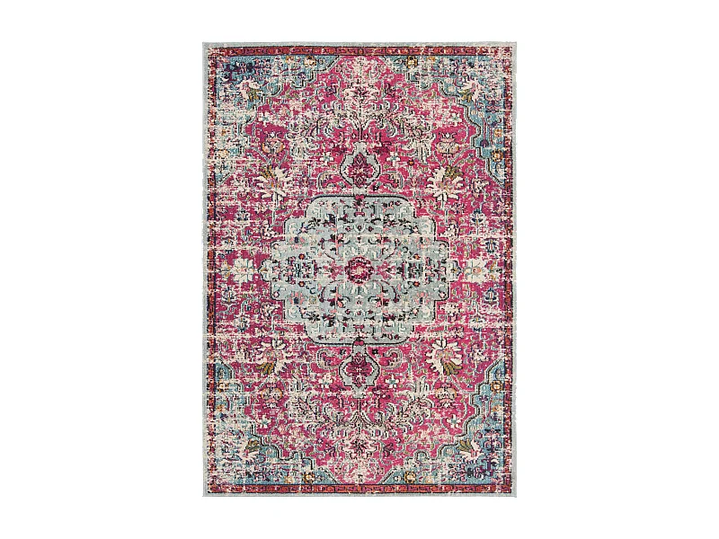 Tapis Rose/Bleu 91 X 152 cm - Maia