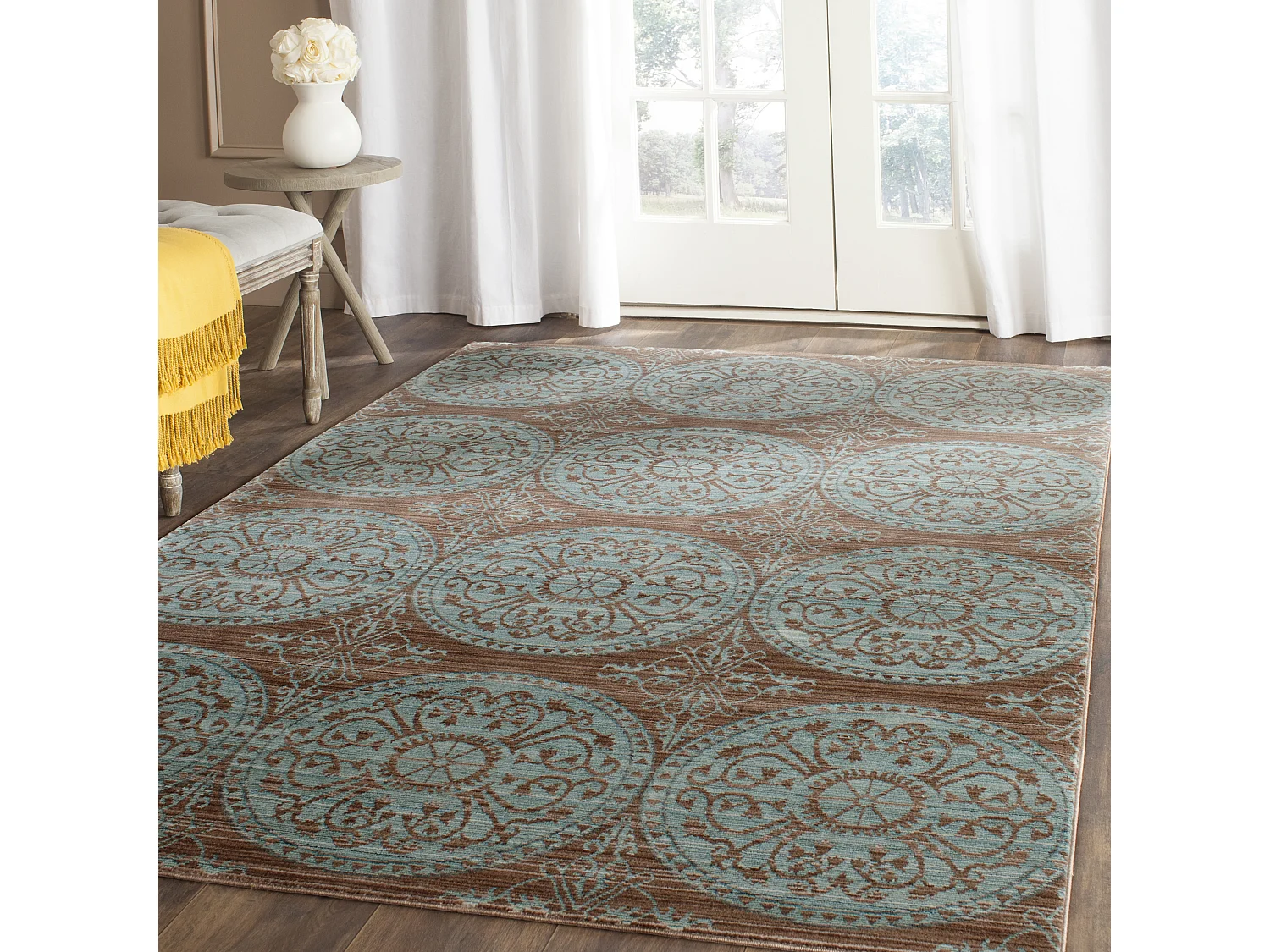 Tapis Marron 122 X 183 cm - Taryn