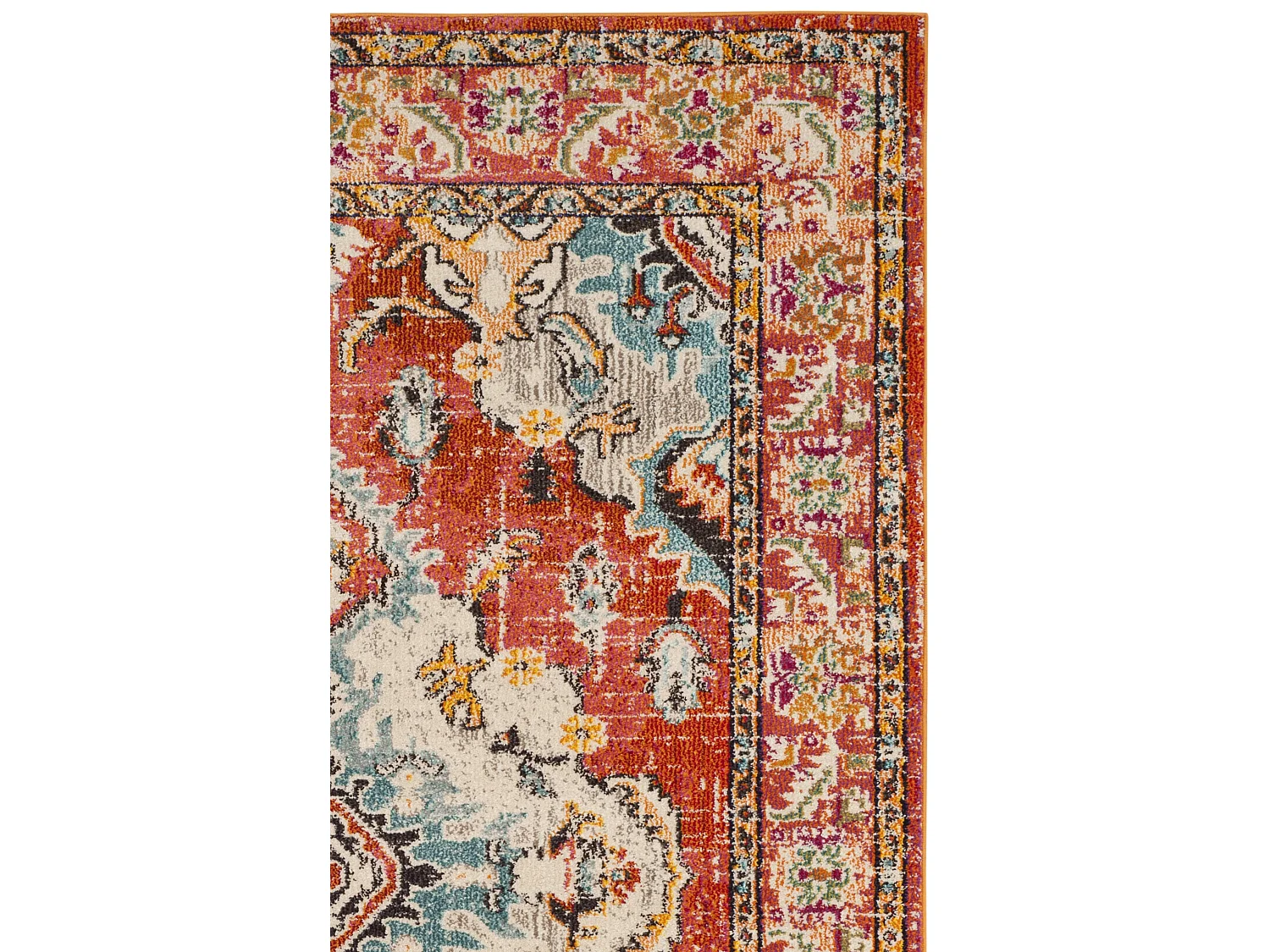 Tapis Orange/Bleu clair 66 X 183 cm - Milà