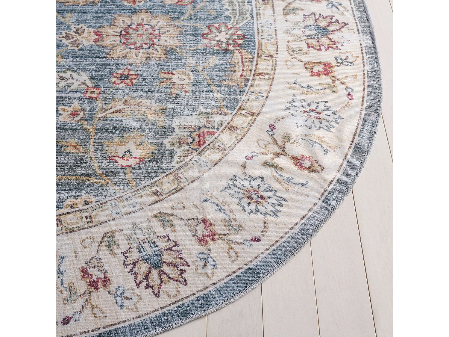 Tapis Vert/Beige 183 X 183 cm - Petra