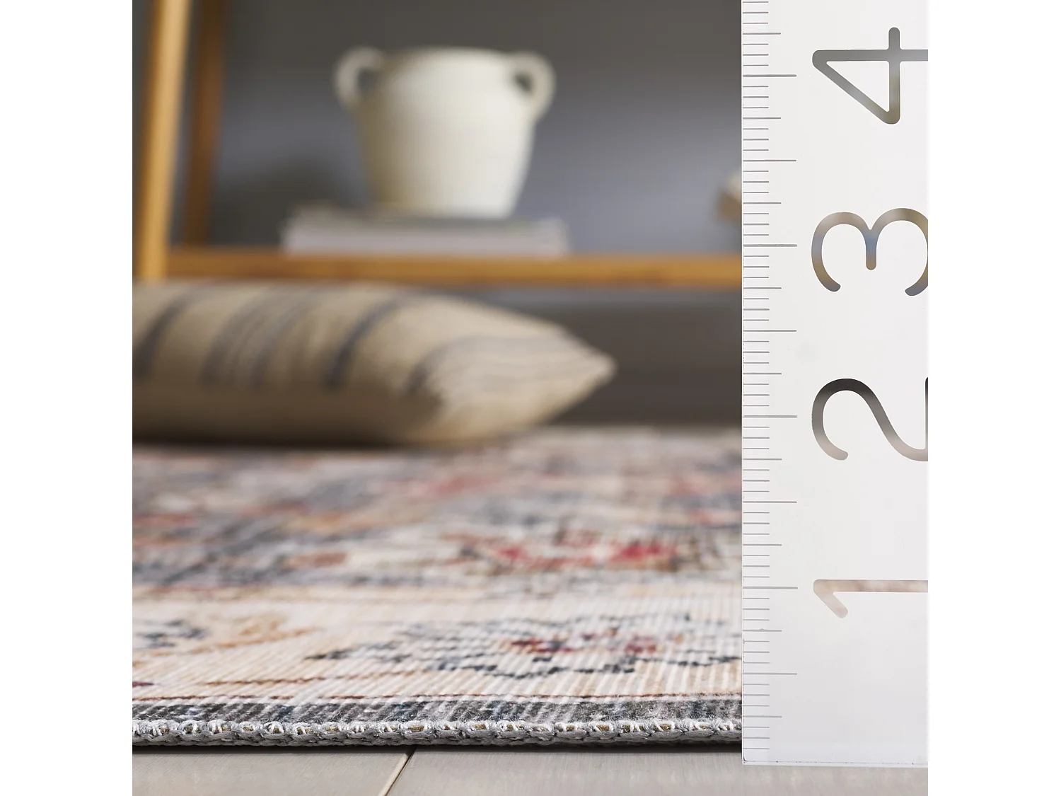 Tapis Vert/Beige 183 X 183 cm - Petra