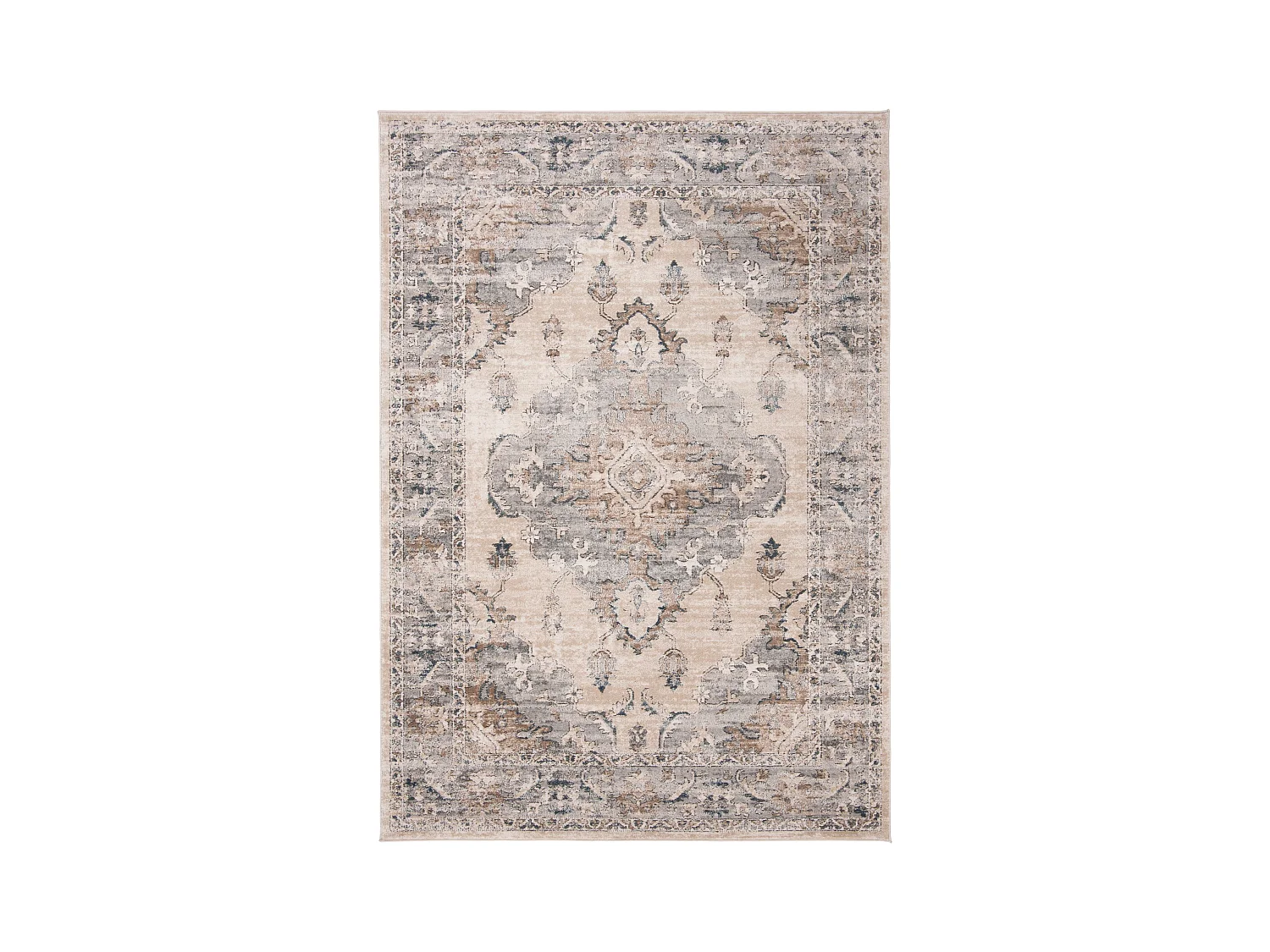 Tapis Neutre/Gris 122 X 183 cm - Rivka