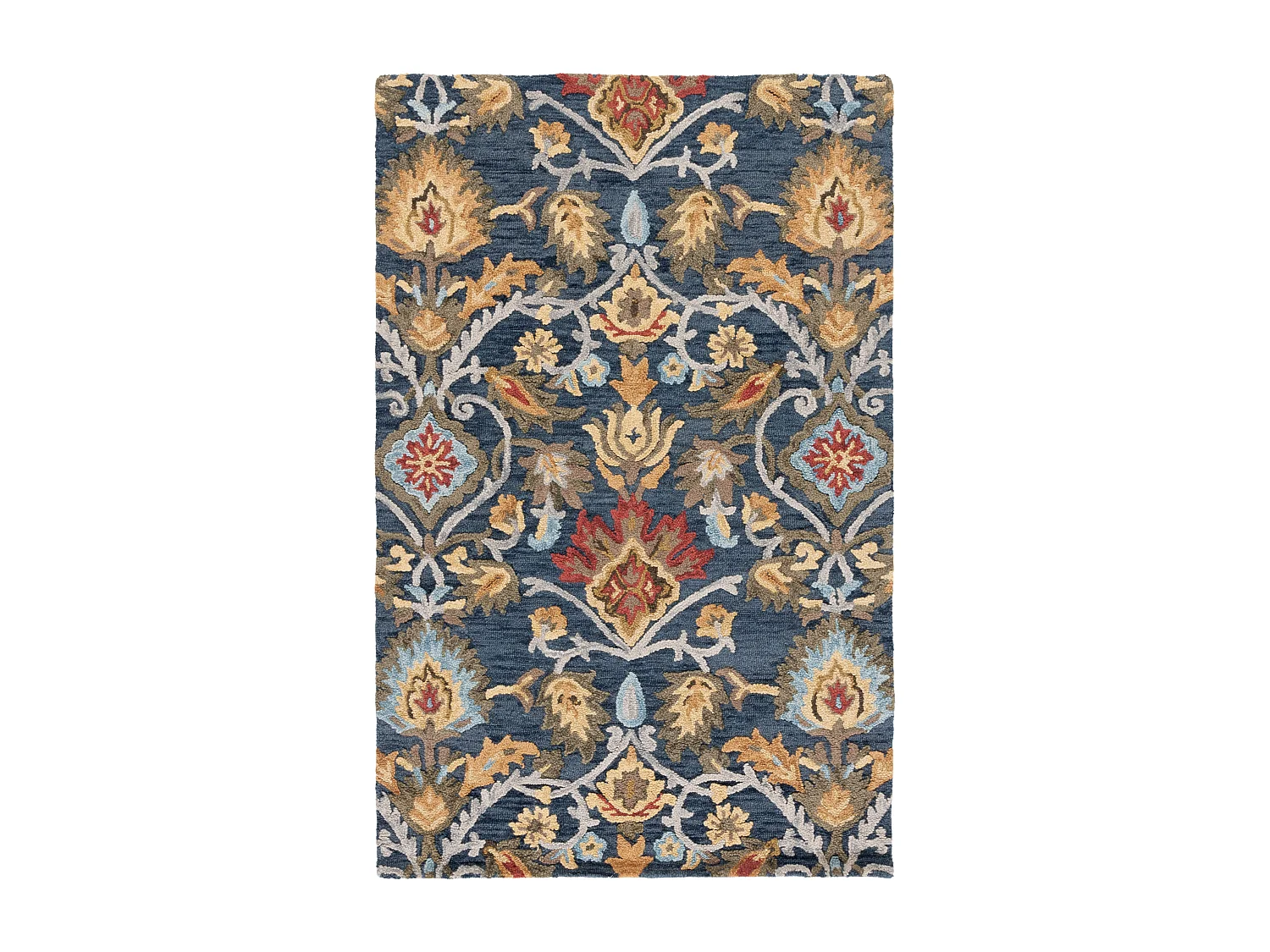 Tapis Marine/Multicolore 122 X 183 cm - Juni