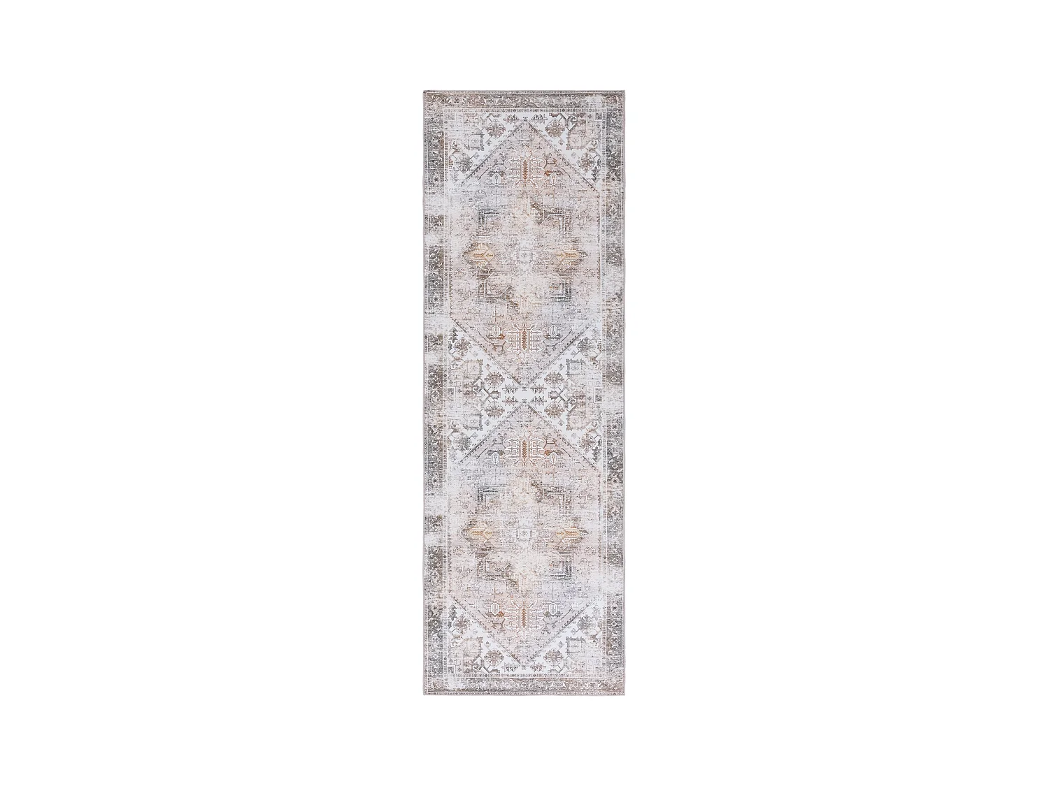 Tapis Beige/Gris 76 X 244 cm - Kushim