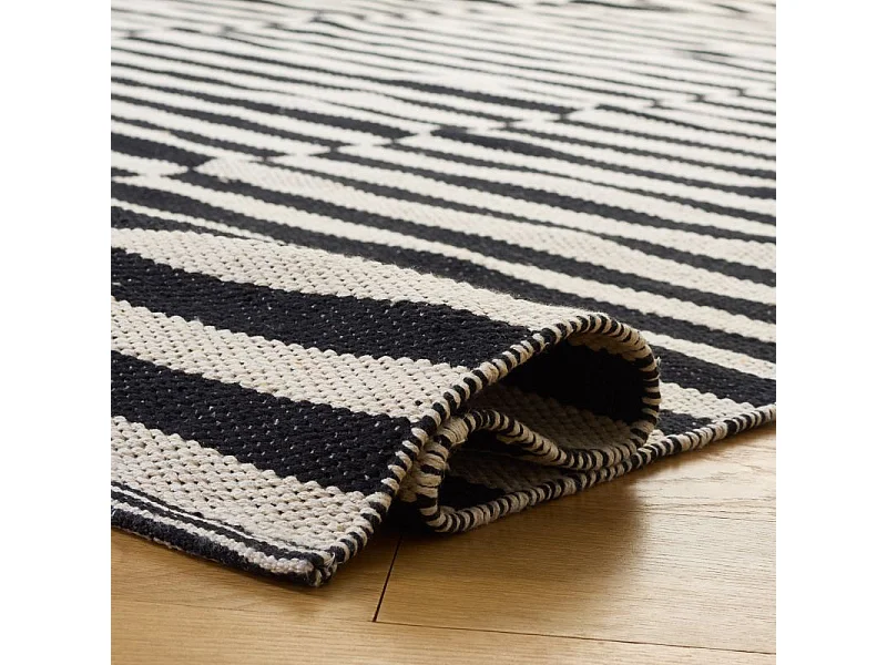 Tapis Neutre/Noir 152 X 213 cm - Arian