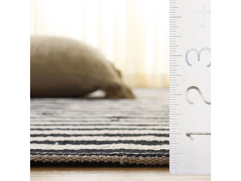 Tapis Neutre/Noir 152 X 213 cm - Arian