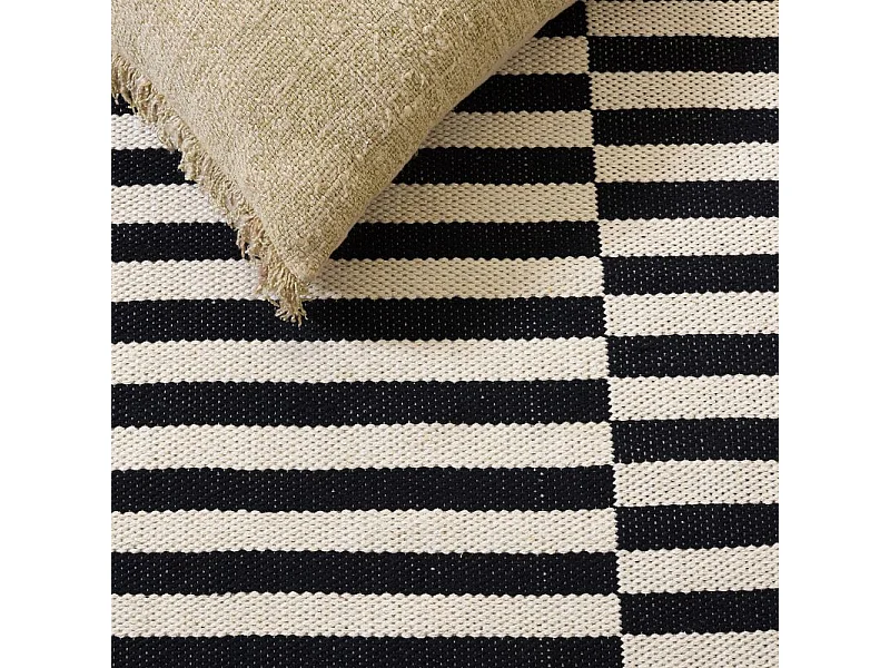 Tapis Neutre/Noir 152 X 213 cm - Arian