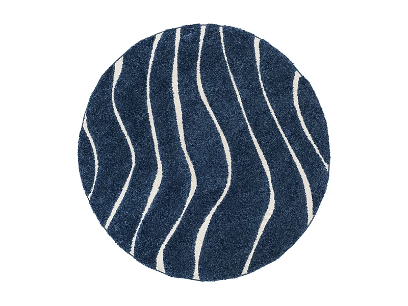 Tapis Bleu foncé/Crème 122 X 122 cm - Raton