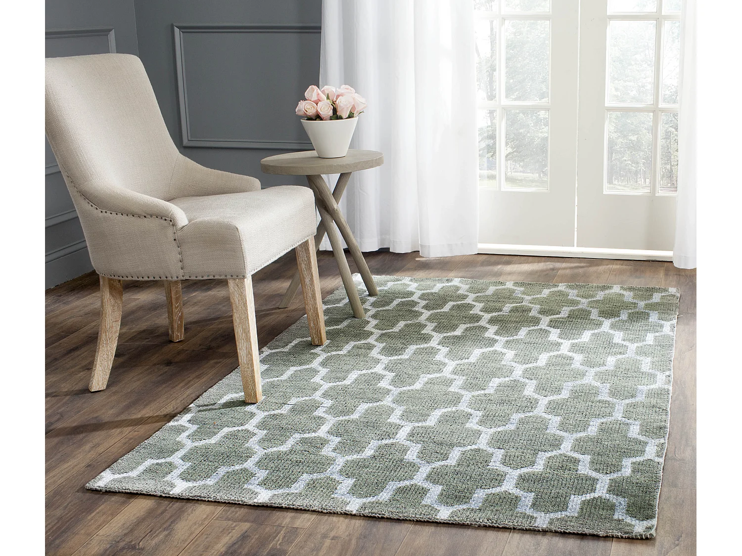 Tapis Gris 122 X 183 cm - Manuel