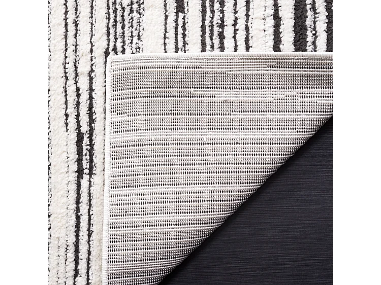 Tapis Ivoire/Noir 91 X 152 cm - Avenleigh