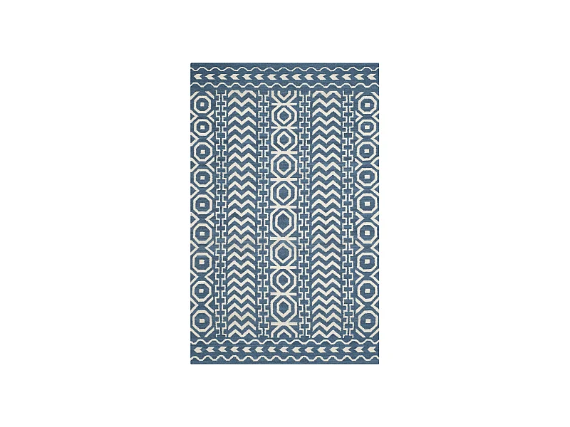 Tapis Bleu Marine/Neutre 152 X 244 cm - Anais