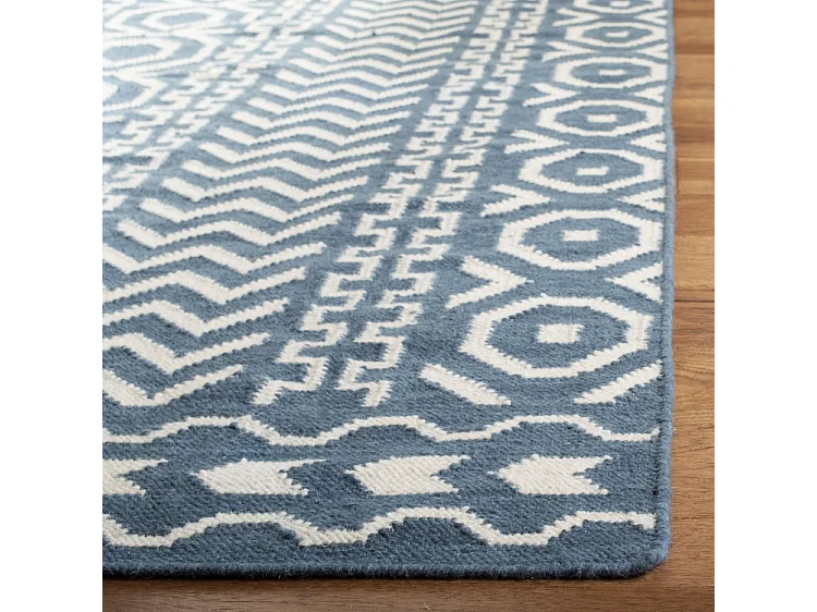 Tapis Bleu Marine/Neutre 152 X 244 cm - Anais