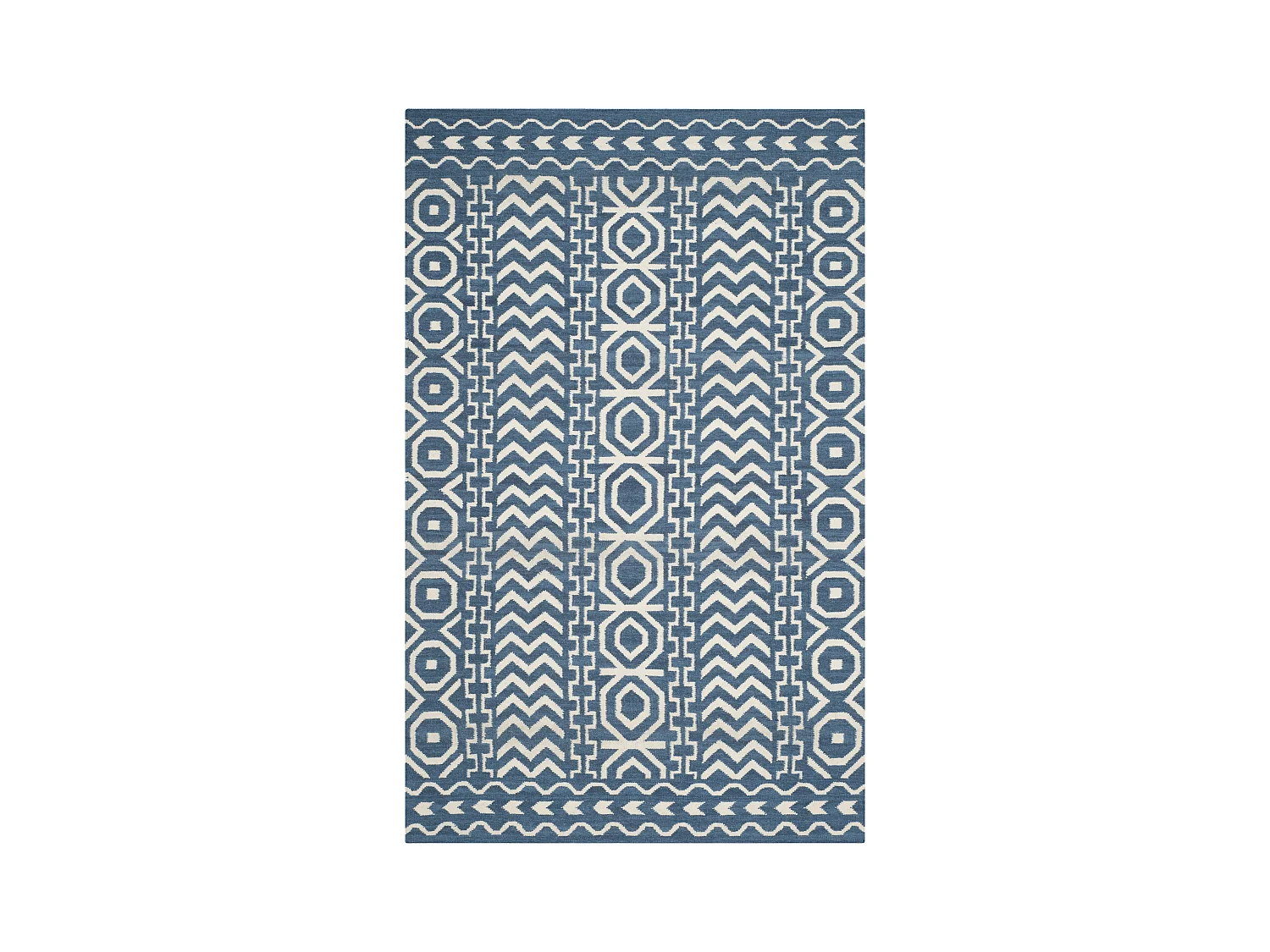Tapis Bleu Marine/Neutre 152 X 244 cm - Anais