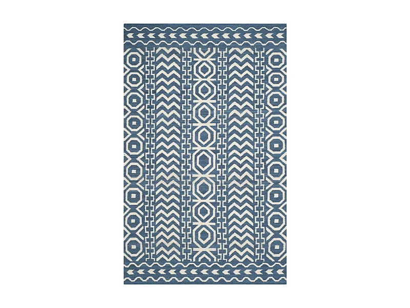 Tapis Bleu Marine/Neutre 152 X 244 cm - Anais