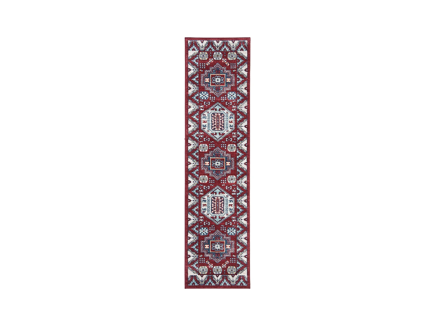 Tapis Rouge/Bleu 61 X 244 cm - Kara