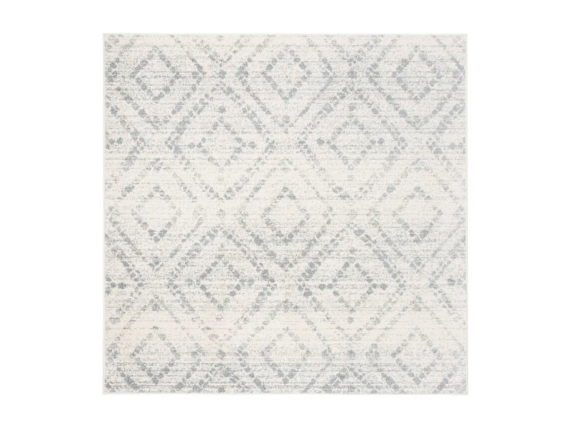 Tapis Ivoire/Bleu clair 122 X 122 cm - Murray