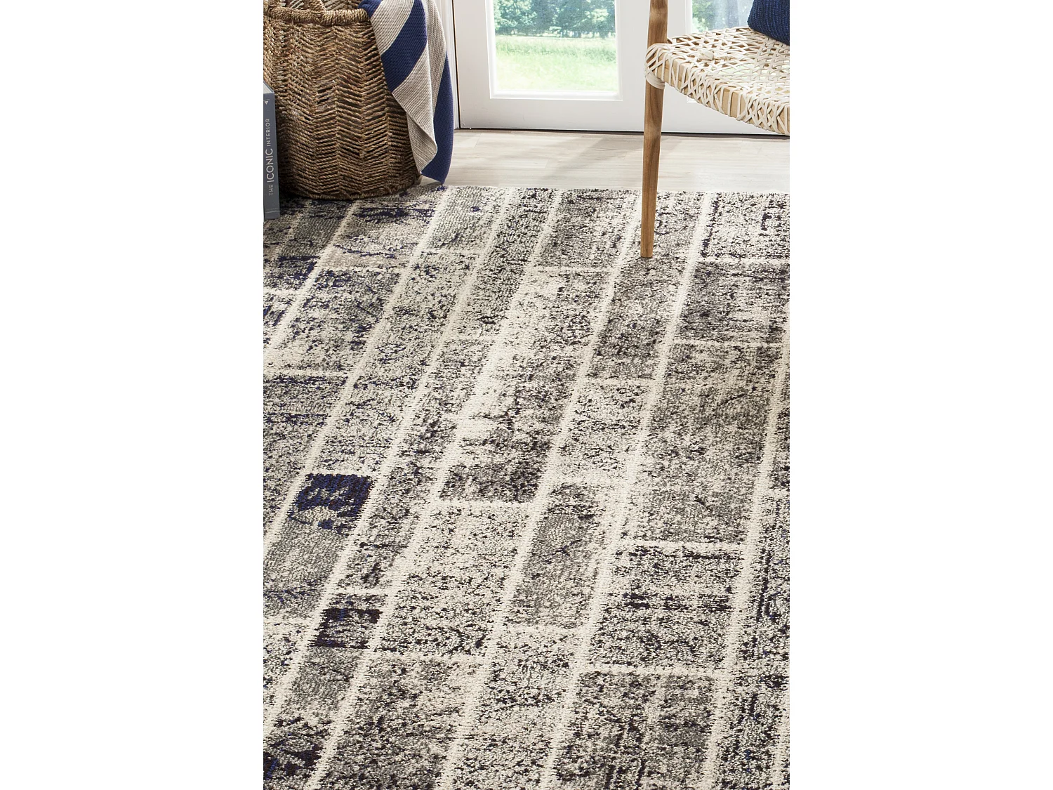 Tapis Gris/Multicolore 155 X 231 cm - Effi