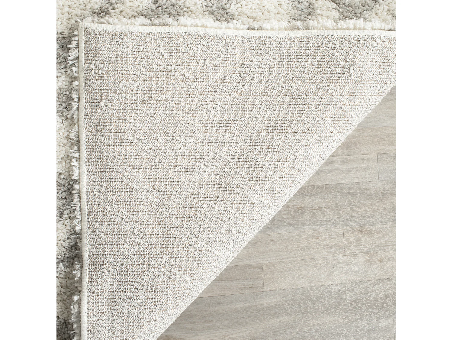 Tapis Neutre/Blanc 201 X 201 cm - Fabricio