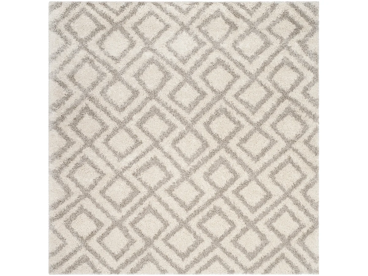 Tapis Ivoire/Beige 201 x 201 cm - Fabricio