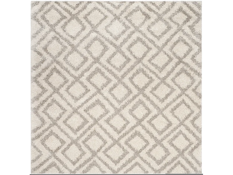 Tapis Neutre/Blanc 201 X 201 cm - Fabricio