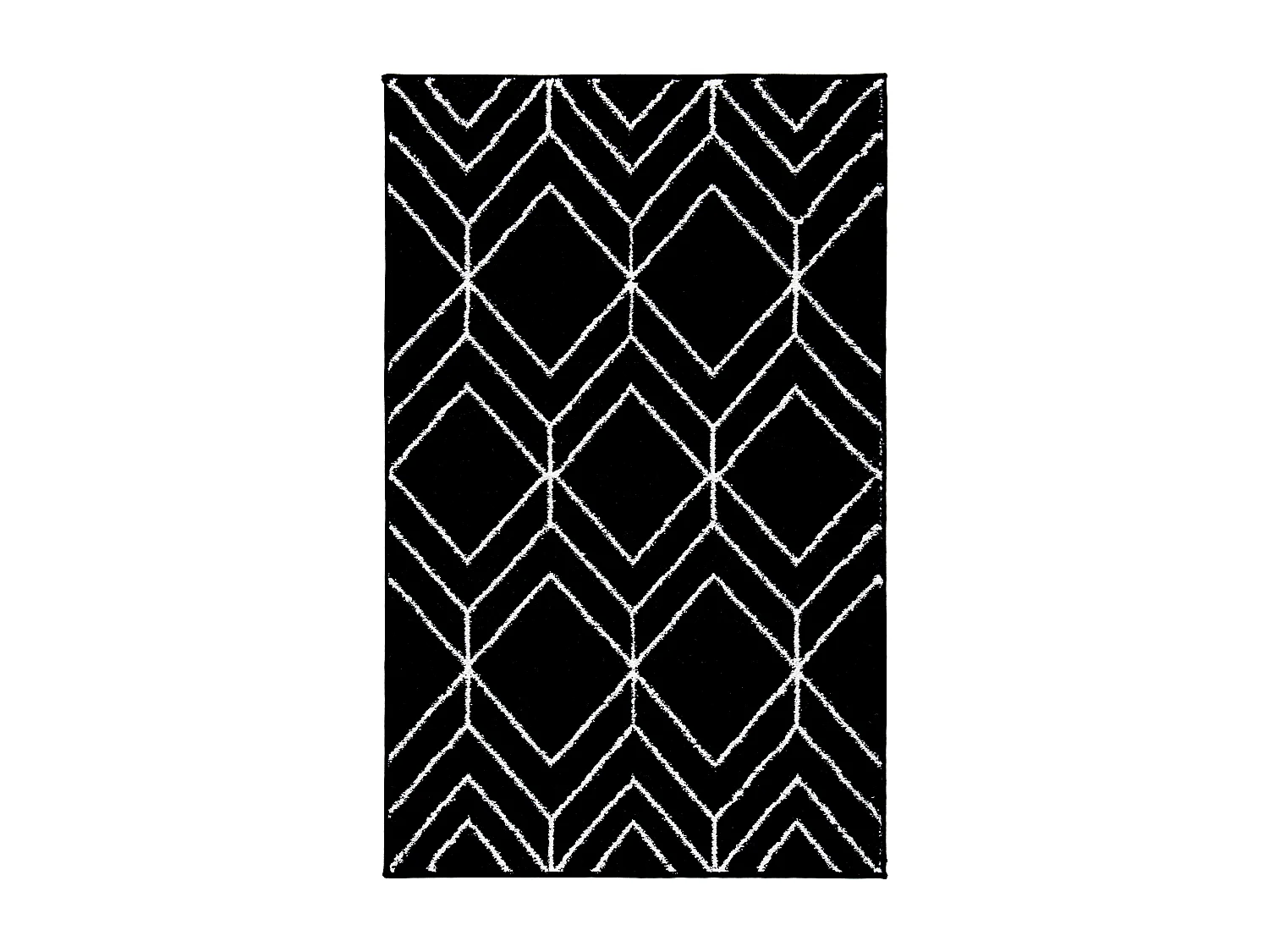 Tapis Noir/Neutre 61 X 91 cm - Mia