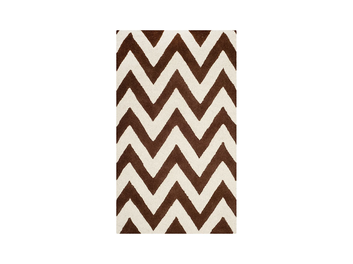 Tapis Marron/Neutre 91 X 152 cm - Stella