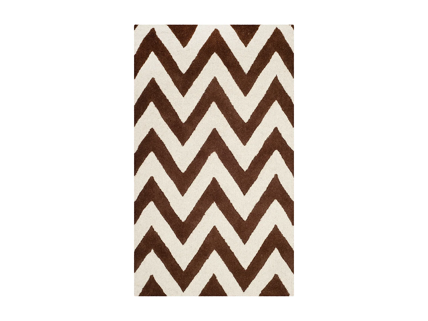 Tapis Marron/Neutre 91 X 152 cm - Stella