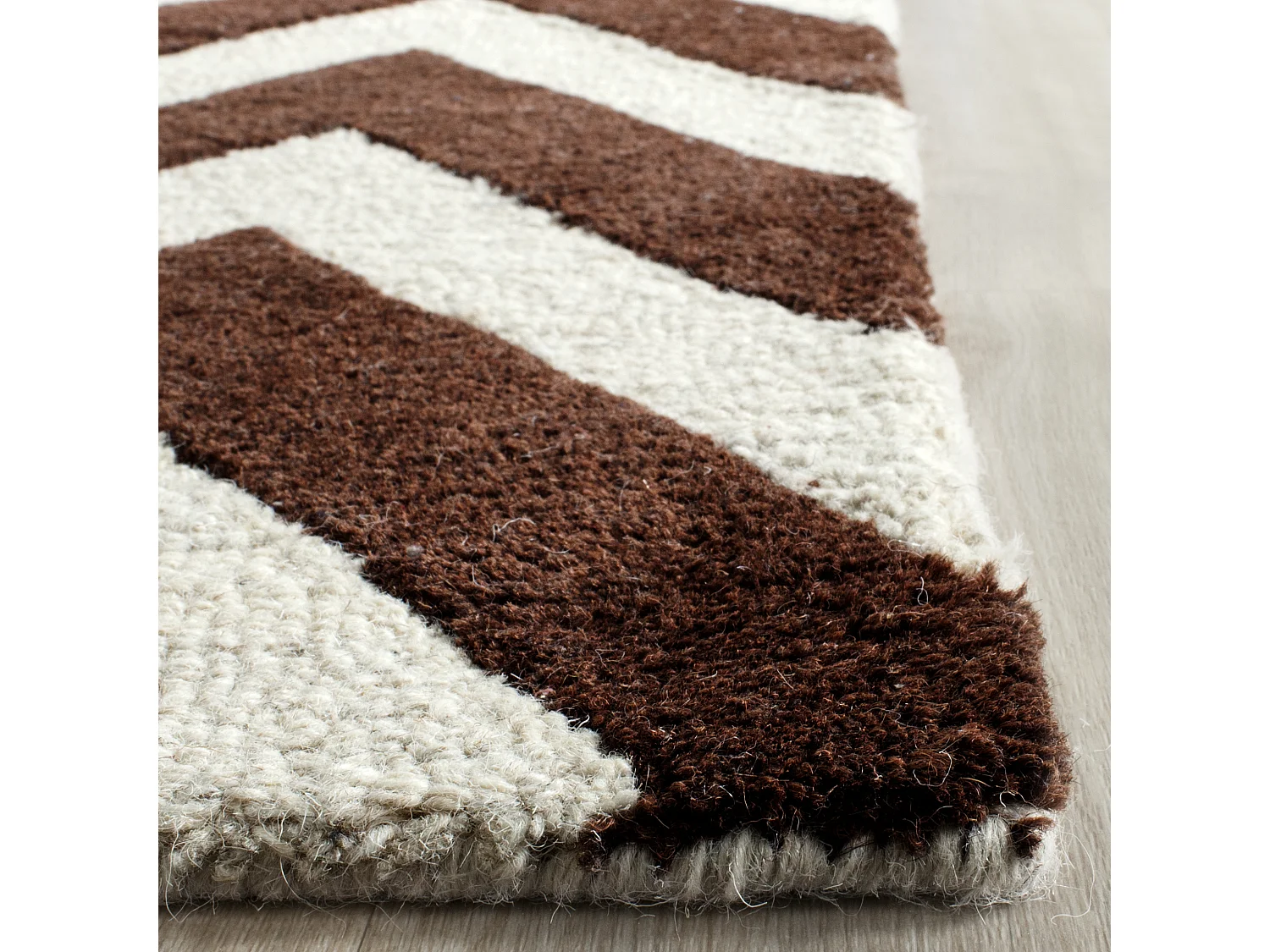 Tapis Marron/Neutre 91 X 152 cm - Stella